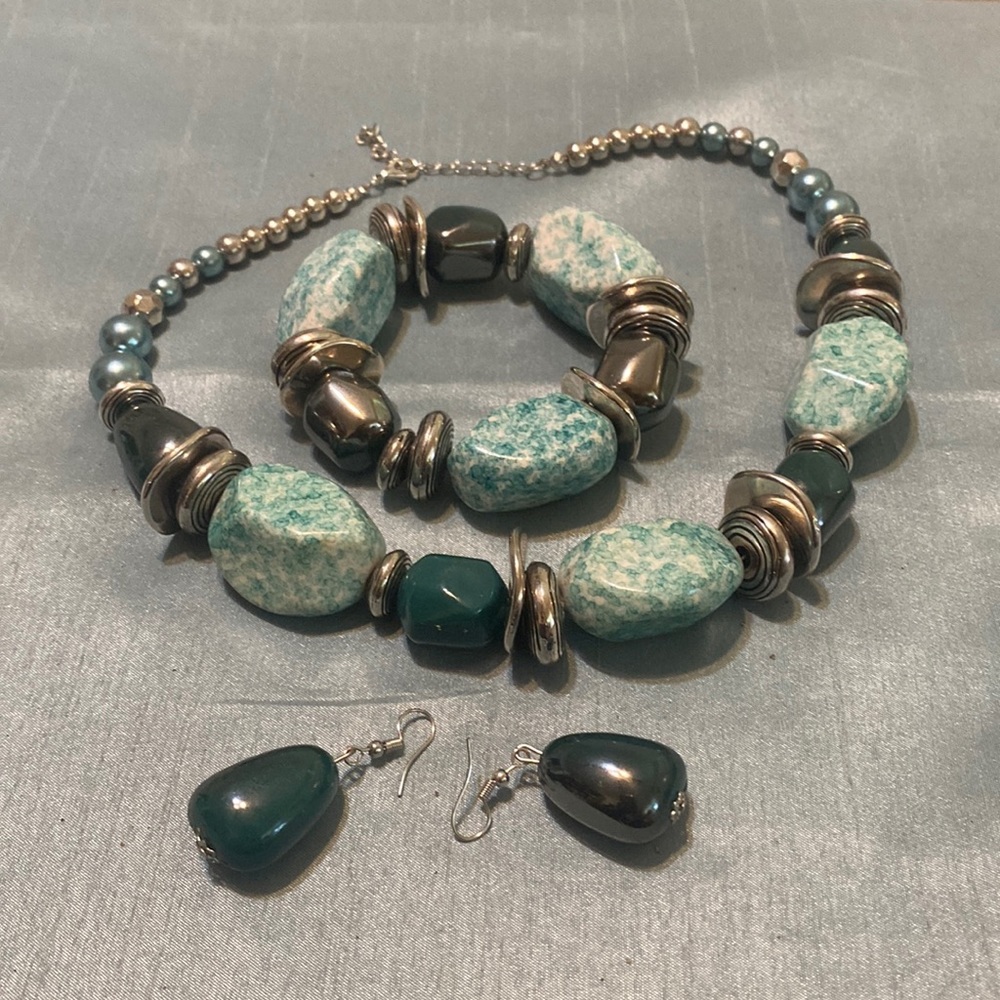 GREEN 3 PIECE SET